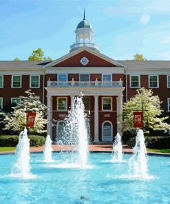Elon University In North Carolina Paint By Number