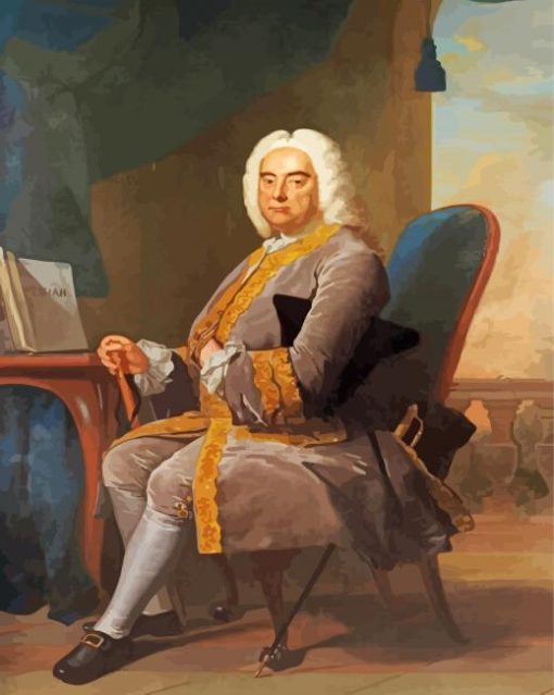 Handel Composer Paint By Number
