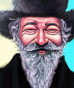 Happy Old Man Paint By Number