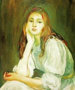 Julie Daydreaming By Berthe Morisot Paint By Numbers