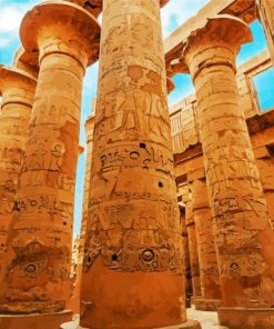 Luxor Egypt Monuments Paint By Number