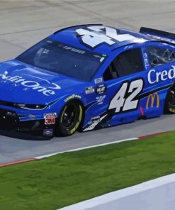 Matt Kenseth Blue Race Car Paint By Number