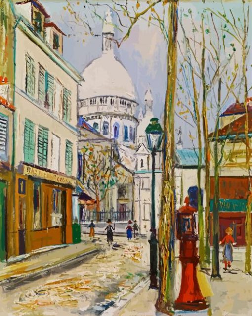 Maurice Utrillo La Place Paint By Number