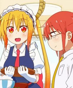 Miss Kobayashi S Dragon Maid Anime Characters Paint By Number