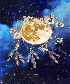 Moon Catcher Art Paint By Numbers