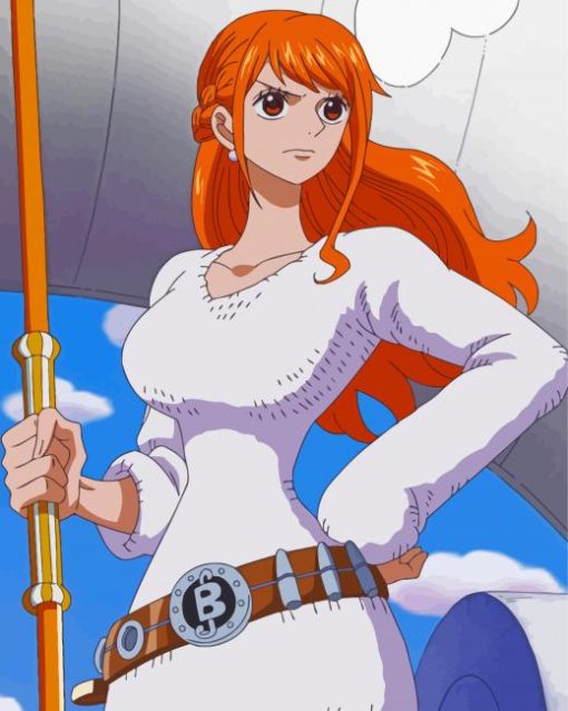 Nami Anime Character Paint By Number