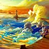 Path To Heavenly Sea Art Paint By Number