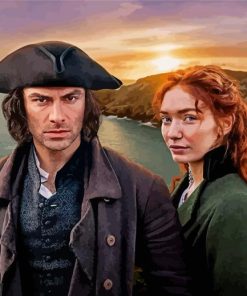 Poldark Captain Ross And Demelza Paint By Numbers