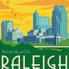 Raleigh City Poster Paint By Number
