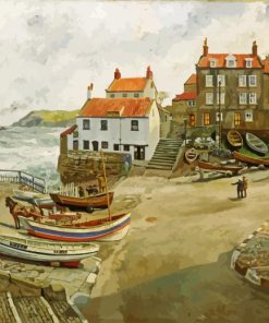 Robin Hoods Bay Village Art Paint By Number
