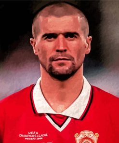 Roy Keane Player Paint By Number