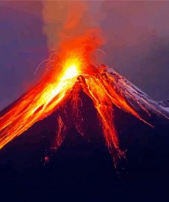 Sicily Volcano Paint By Number