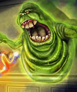 Slimer Ghostbusters Paint By Numbers