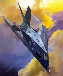 Stealth Bomber Paint By Number