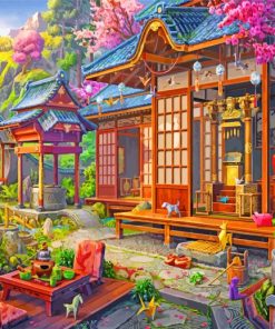 Tea House Clear From Illusions Paint By Numbers