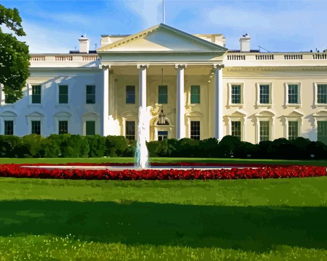 The White House Paint By Numbers