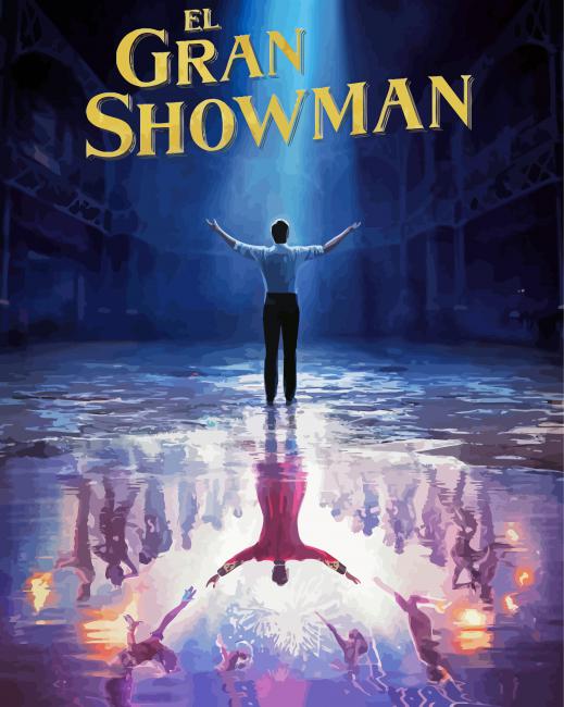 The Greatest Showman Poster Paint By Numbers