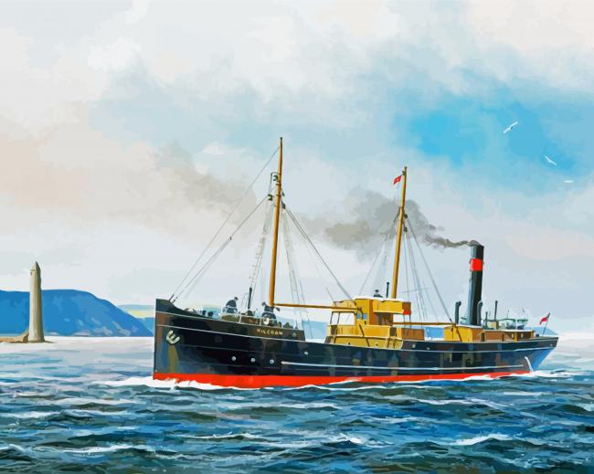 The Steamship Paint By Numbers