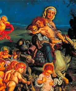The Triumph Of The Innocents By William Holman Hunt Paint By Numbers