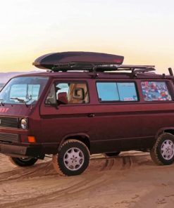 VW Vanagon Westfalia Ruby Paint By Number