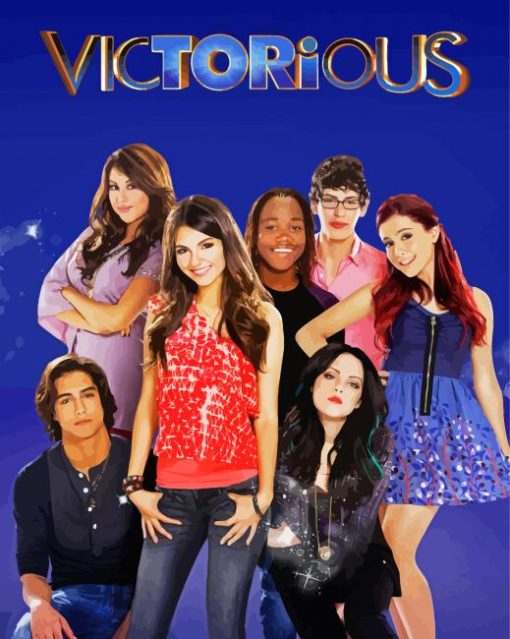 Victorious Serie Poster Paint By Numbers