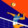 Volleyball Player Paint By Number