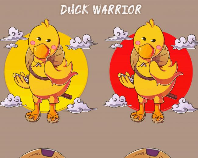 Warrior Ducks Paint By Numbers