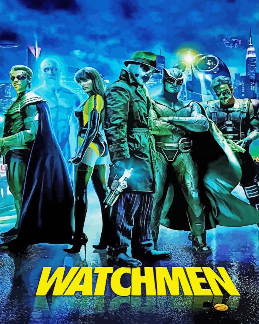 Watchmen Movie Poster Paint By Numbers