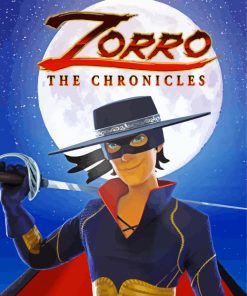 Zorro Animation Paint By Number
