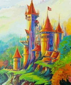 Abstract Fairy Castle Paint By Number