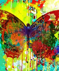 Aesthetic Abstract Butterfly Art Paint By Numbers