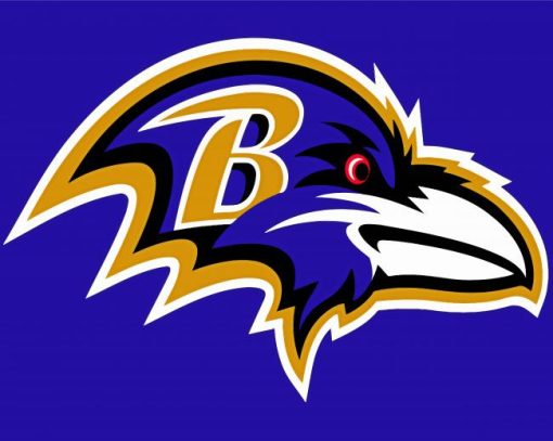 Aesthetic Baltimore Ravens Paint By Number