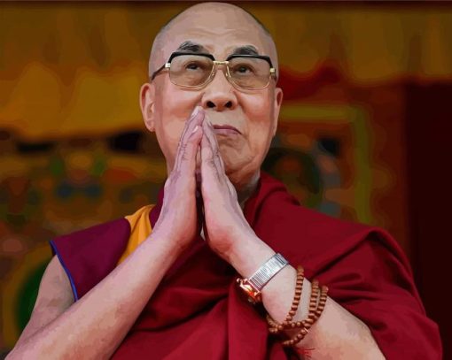 Aesthetic Dalai Lama Paint By Number