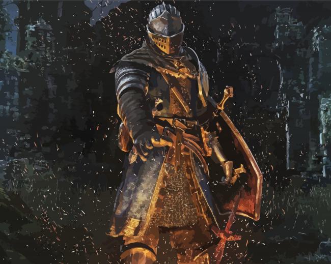 Aesthetic Dark Souls Paint By Number