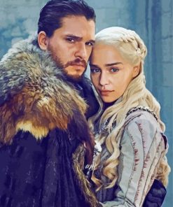 Aesthetic Jon And Daenerys Paint By Number