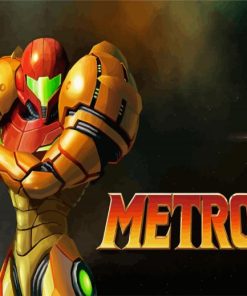 Aesthetic Metroid Illustration Paint By Number
