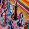 Aesthetic Chess Board Paint By Number