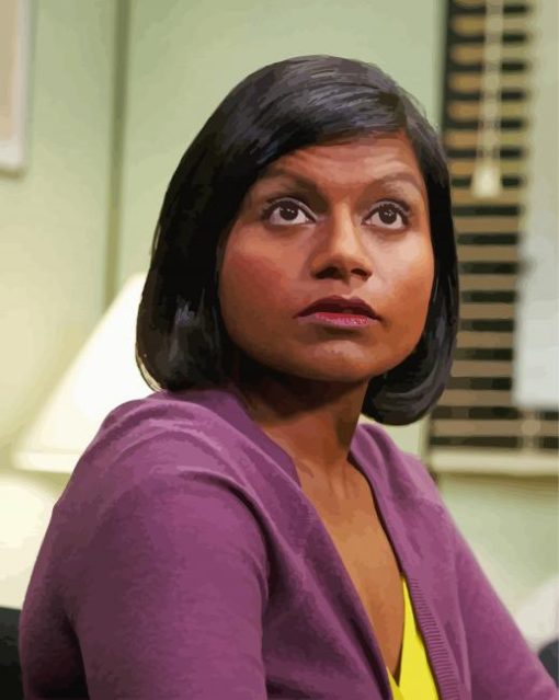 Aesthetic Mindy Kaling Paint By Numbers