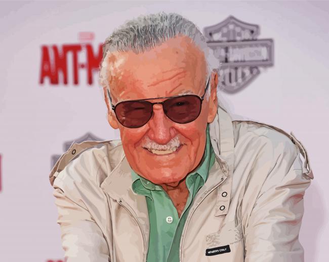 Aesthetic Stan Lee Paint By Numbers