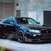 Black Nissan Skyline Paint By Numbers