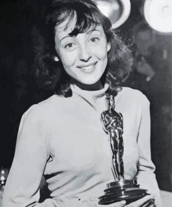 Black And White Luise Rainer Paint By Numbers