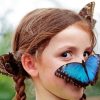 Butterfly Girl Face Paint By Numbers