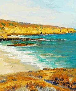 Charles Partridge Adams Coastal Scene Paint By Number