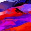 Colorful Abstract Hills Paint By Number