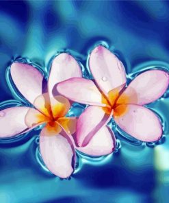 Cute Flowers On Water Paint By Number