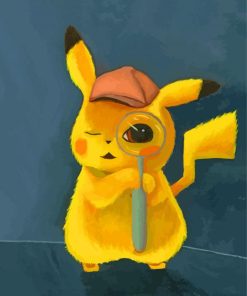 Detective Pikachu Illustration Paint By Numbers