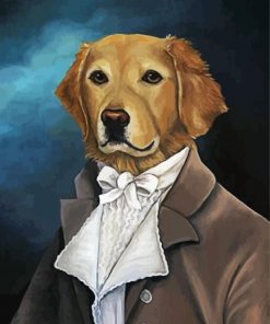 Dog In A Suit Paint By Number