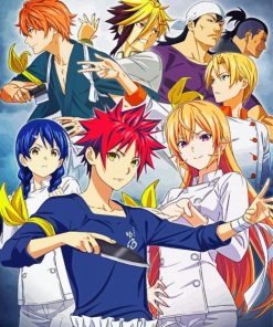 Food Wars Anime Paint By Number