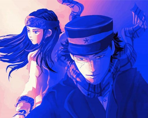 Golden Kamuy Illustration Paint By Numbers