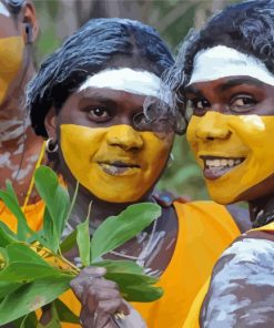 Indigenous Australian Kids Paint By Numbers